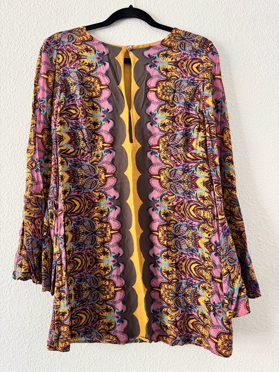 Free People Dresses & Skirts - Free People Ossie Vibes Tunic Dress Long Sleeve Small 4/6